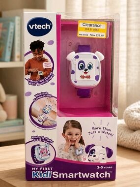 VTech My First KidiSmartwatch Kids Watch - Purple/White